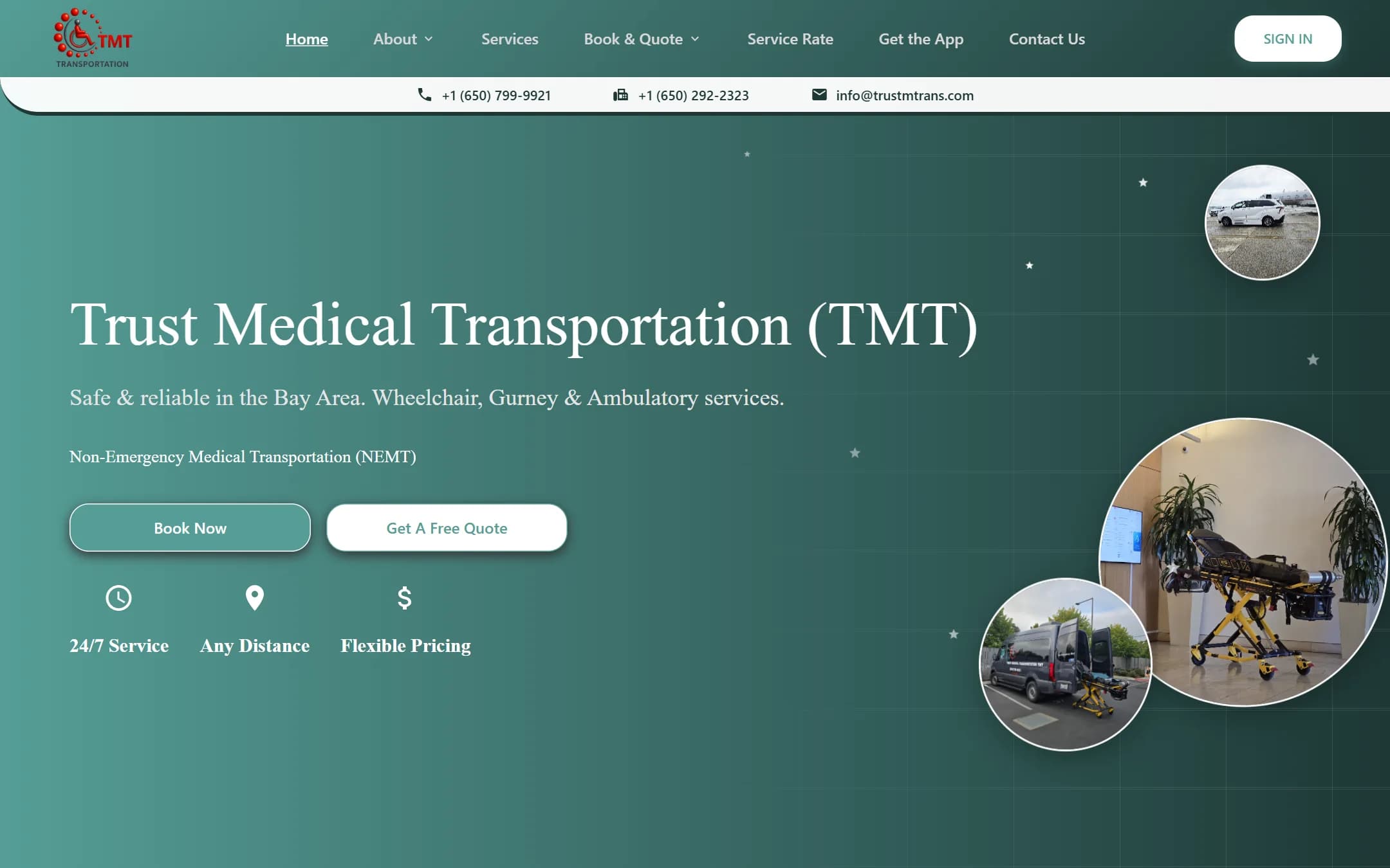 TMT — Trust Medical Transportation product screenshot